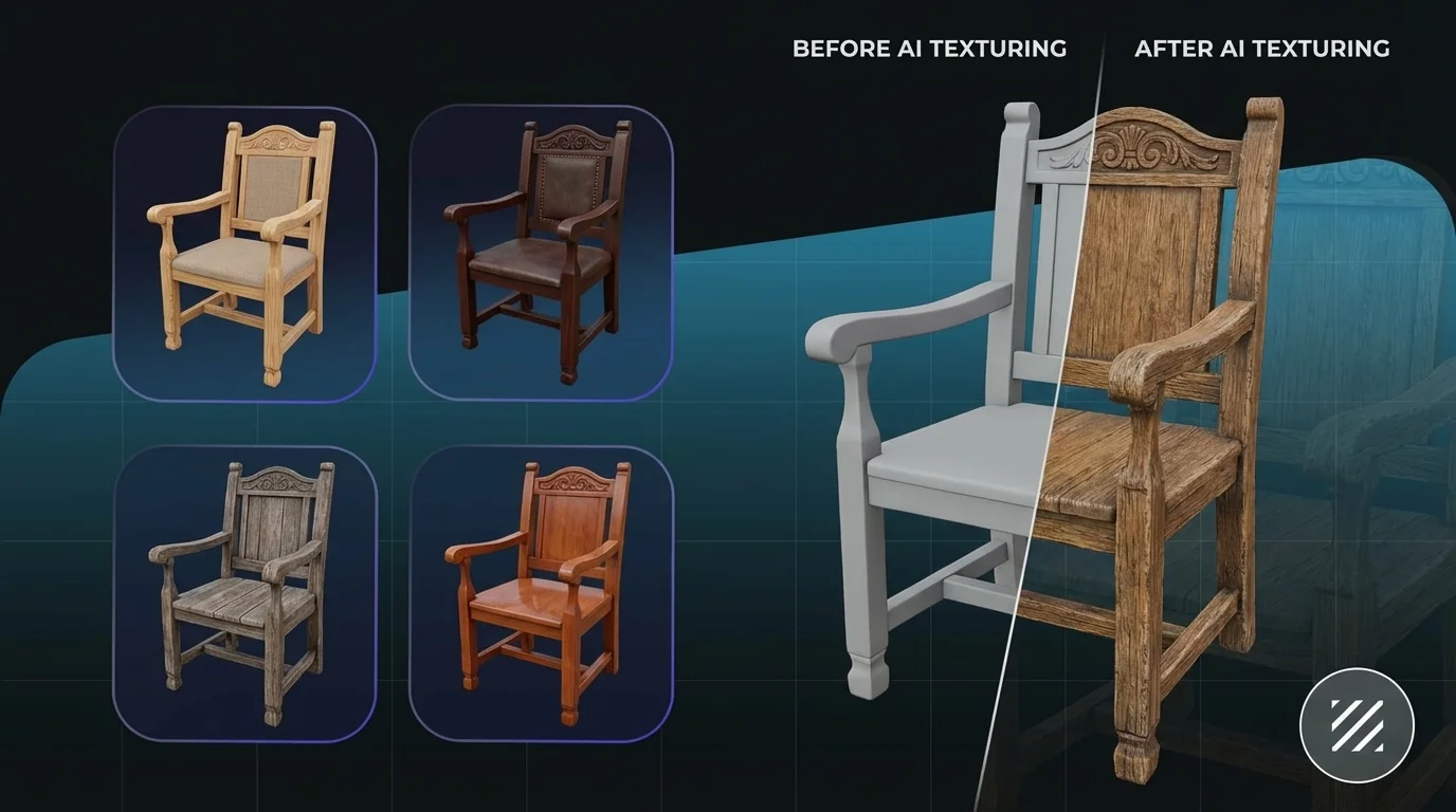 AI-Powered 3D Texturing, Rich in Detail